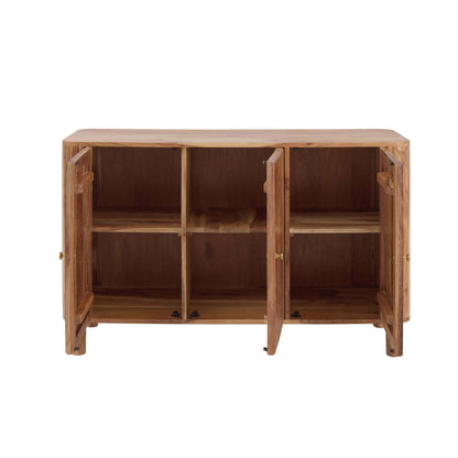 Avery Acacia Wood 3 Door Sideboard - Natural - DUSK