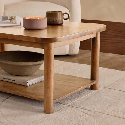 Avery Acacia Wood Coffee Table - Natural - DUSK