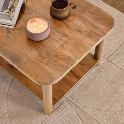 Avery Acacia Wood Coffee Table - Natural - DUSK