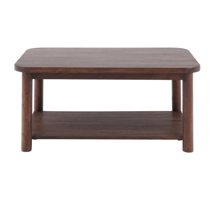Avery Acacia Wood Coffee Table - Walnut - DUSK