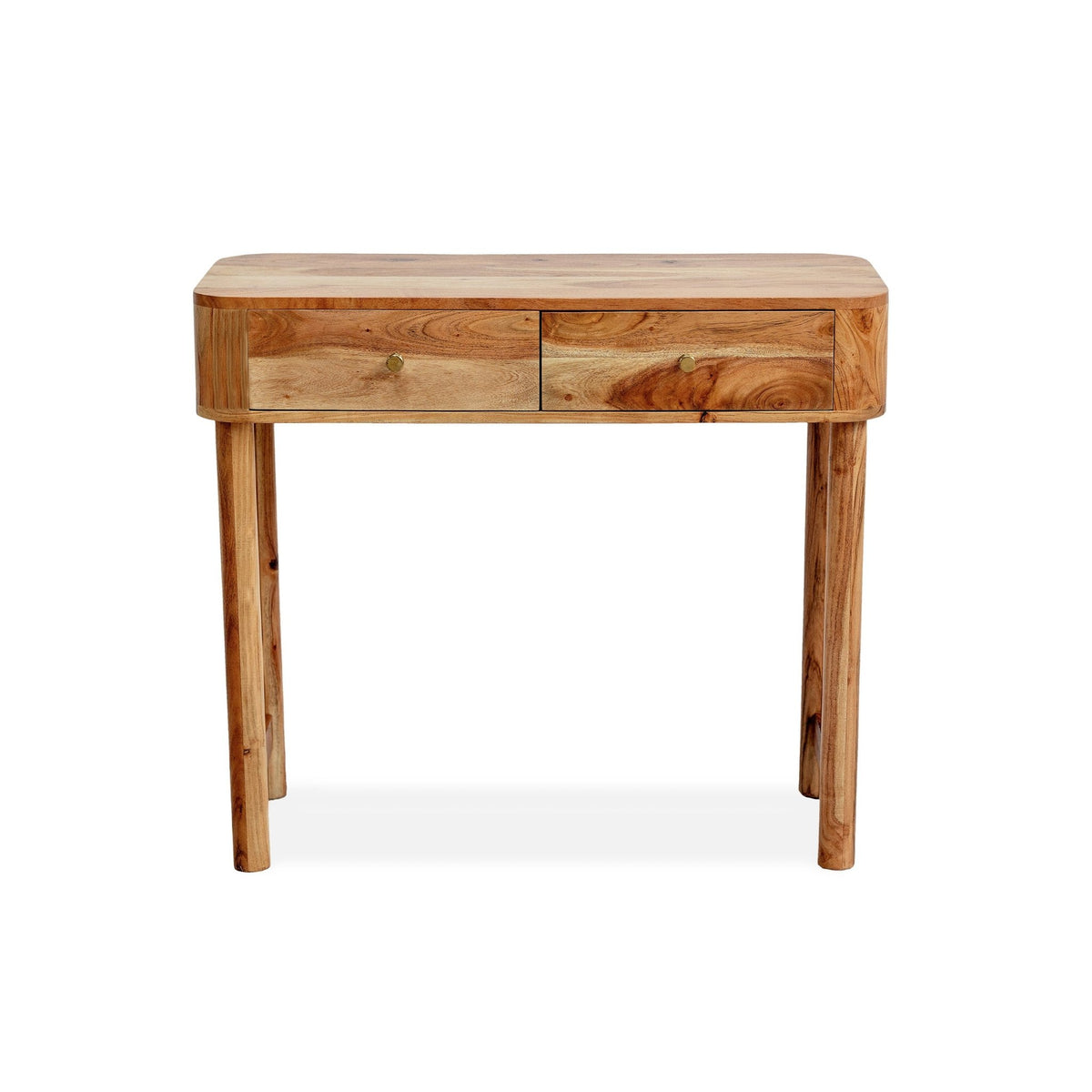 Avery Acacia Wood Dressing Table Console - Natural - DUSK