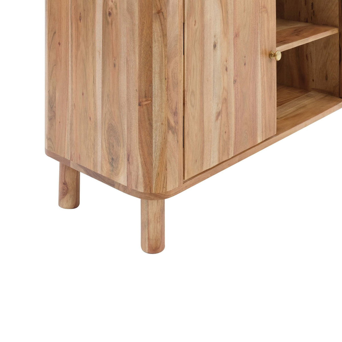 Avery Acacia Wood Tv Unit for TVs up to 50" - Natural - DUSK