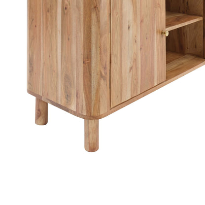 Avery Acacia Wood Tv Unit for TVs up to 50" - Natural - DUSK