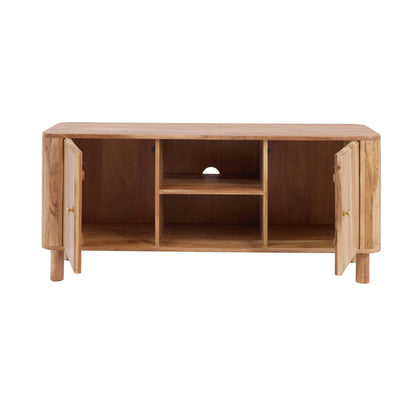 Avery Acacia Wood Tv Unit for TVs up to 50" - Natural - DUSK