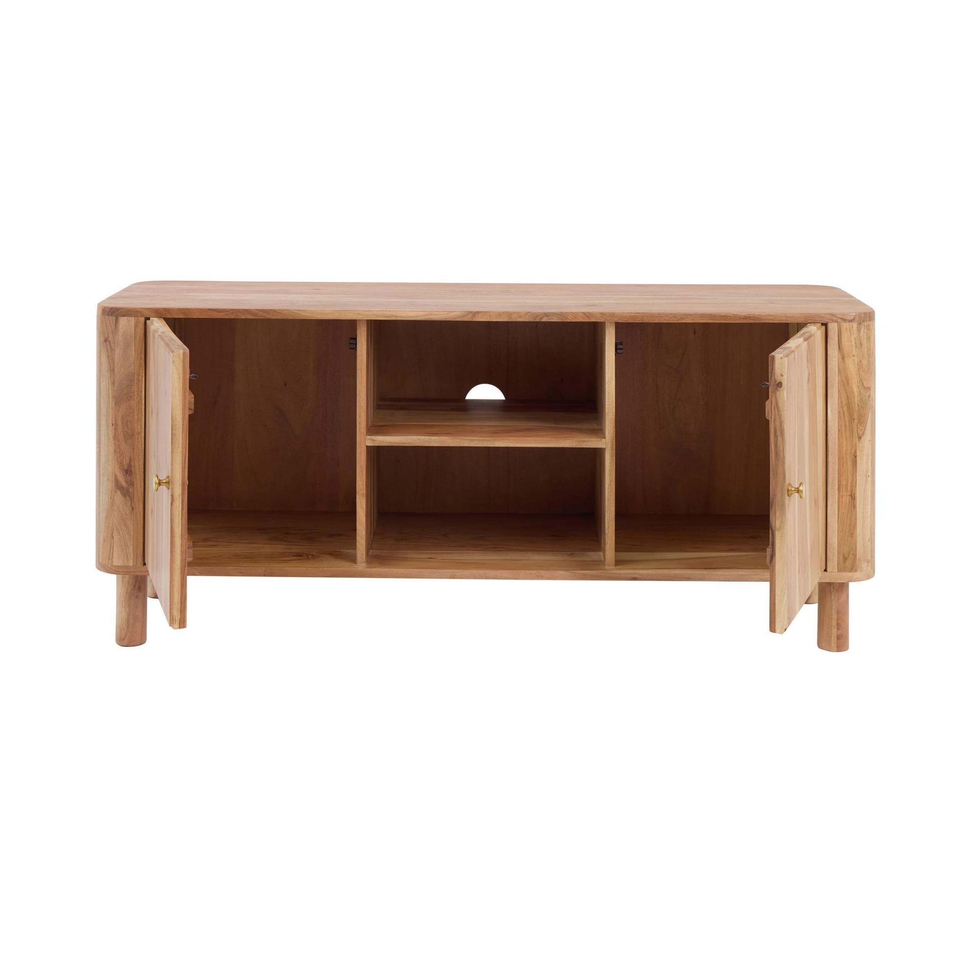 Avery Acacia Wood Tv Unit for TVs up to 50" - Natural - DUSK