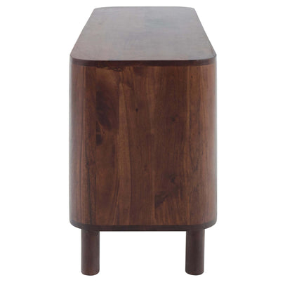 Avery Acacia Wood Tv Unit for TVs up to 50" - Walnut - DUSK