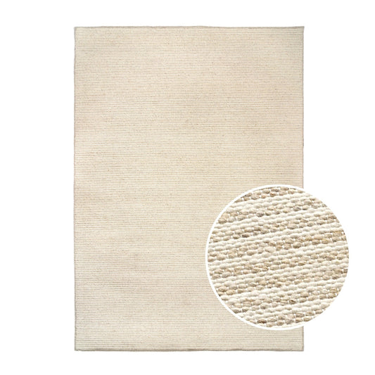 Axel Handwoven Stripe Rug - Natural - DUSK