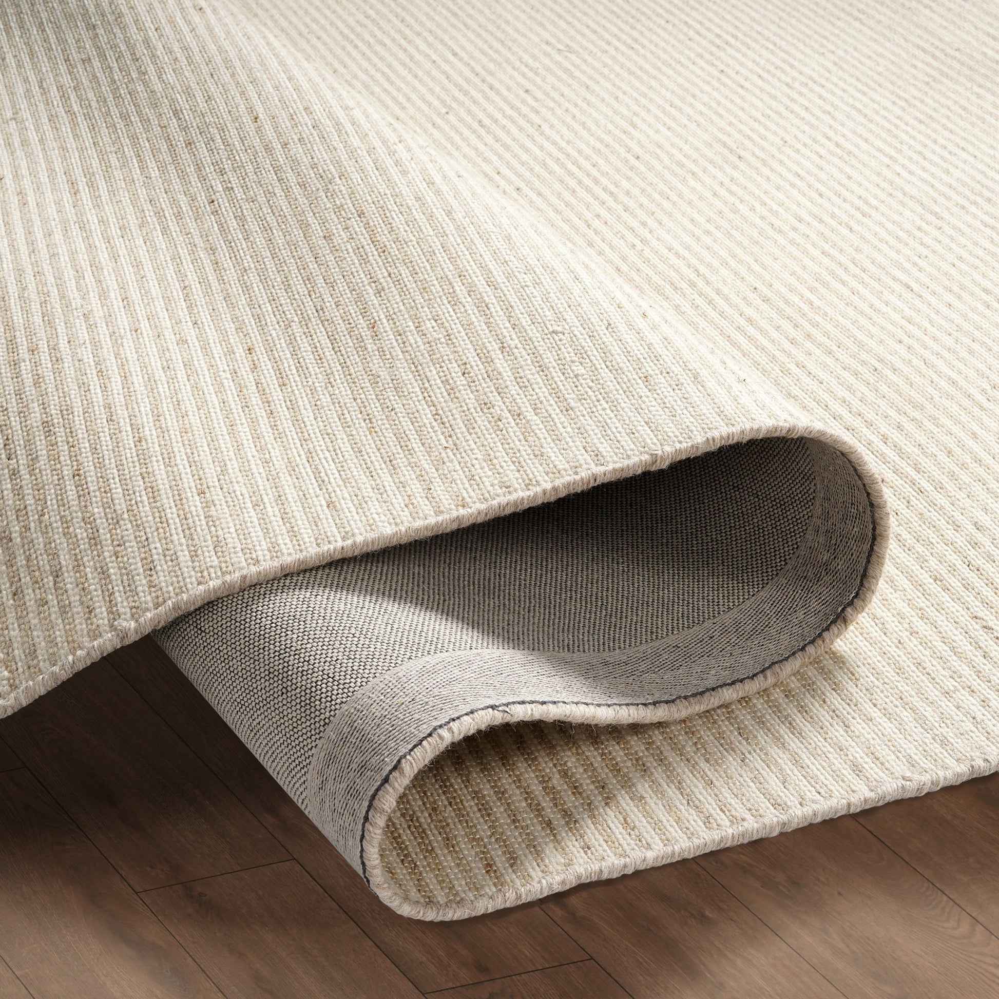 Axel Handwoven Stripe Rug - Natural - DUSK