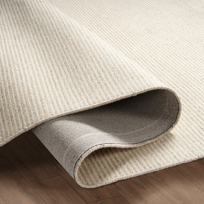 Axel Handwoven Stripe Rug - Natural - DUSK