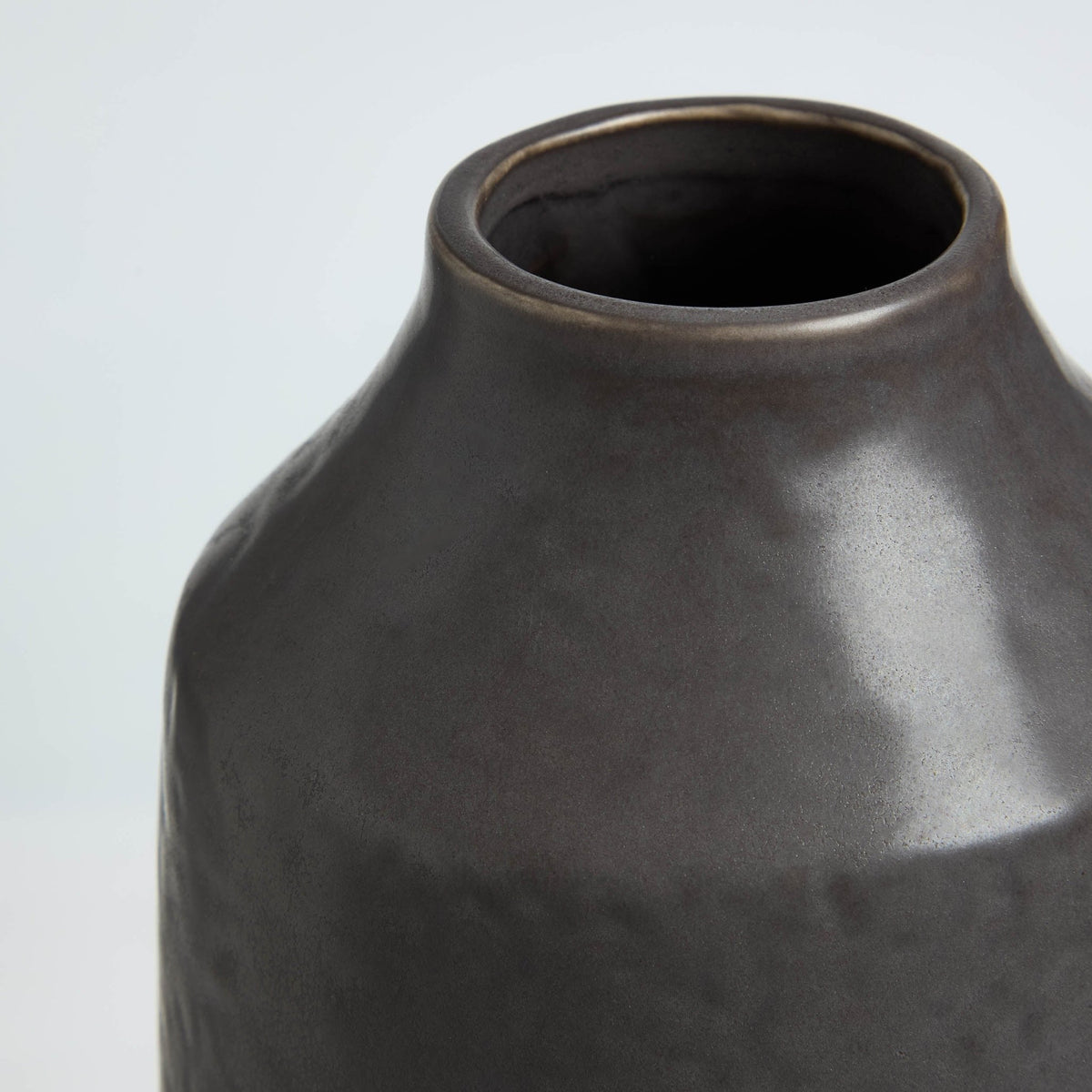 Azalea Matt Effect Vase - Charcoal - DUSK