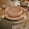 Balos Stoneware Set of 4 Dinner Plates - Pink Sand - DUSK