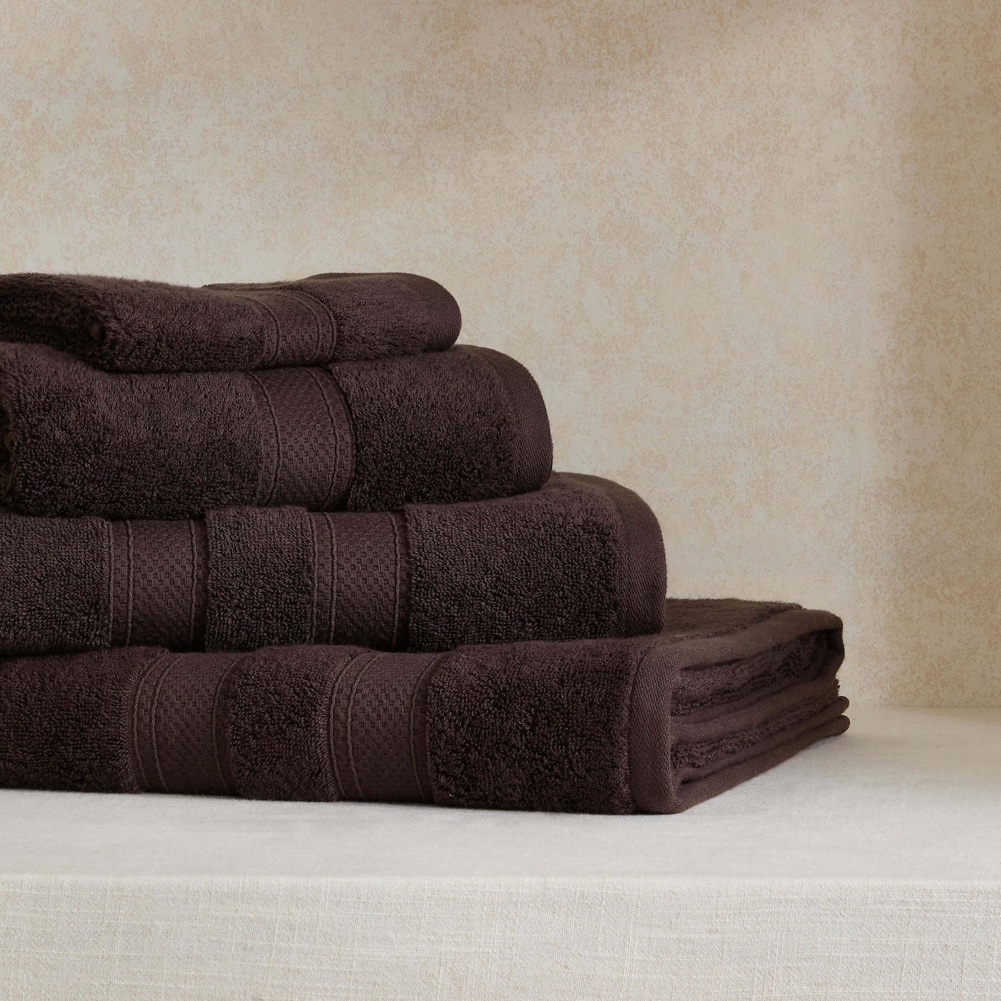 Bamboo Cotton Blend Towel Collection - Chocolate - DUSK