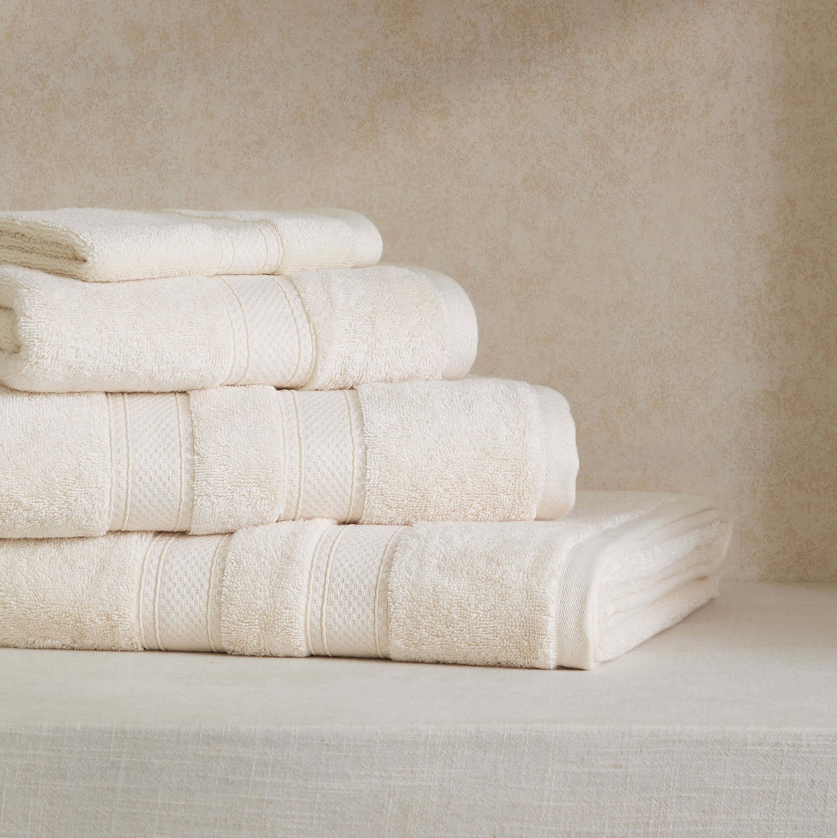 Bamboo Cotton Blend Towel Collection - Vanilla - DUSK