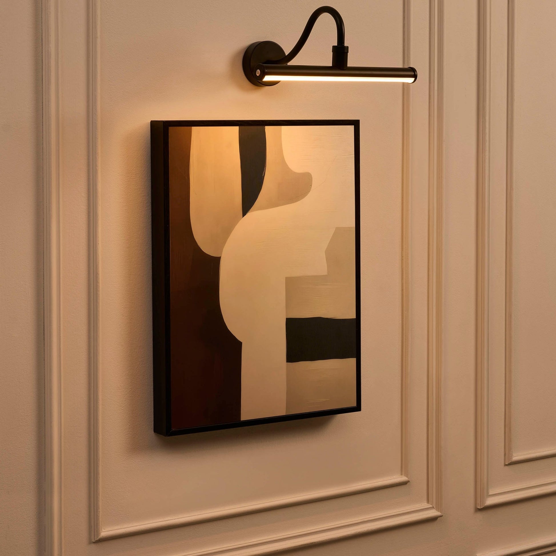 Bar LED Rechargeable Wall Light - Black - DUSK