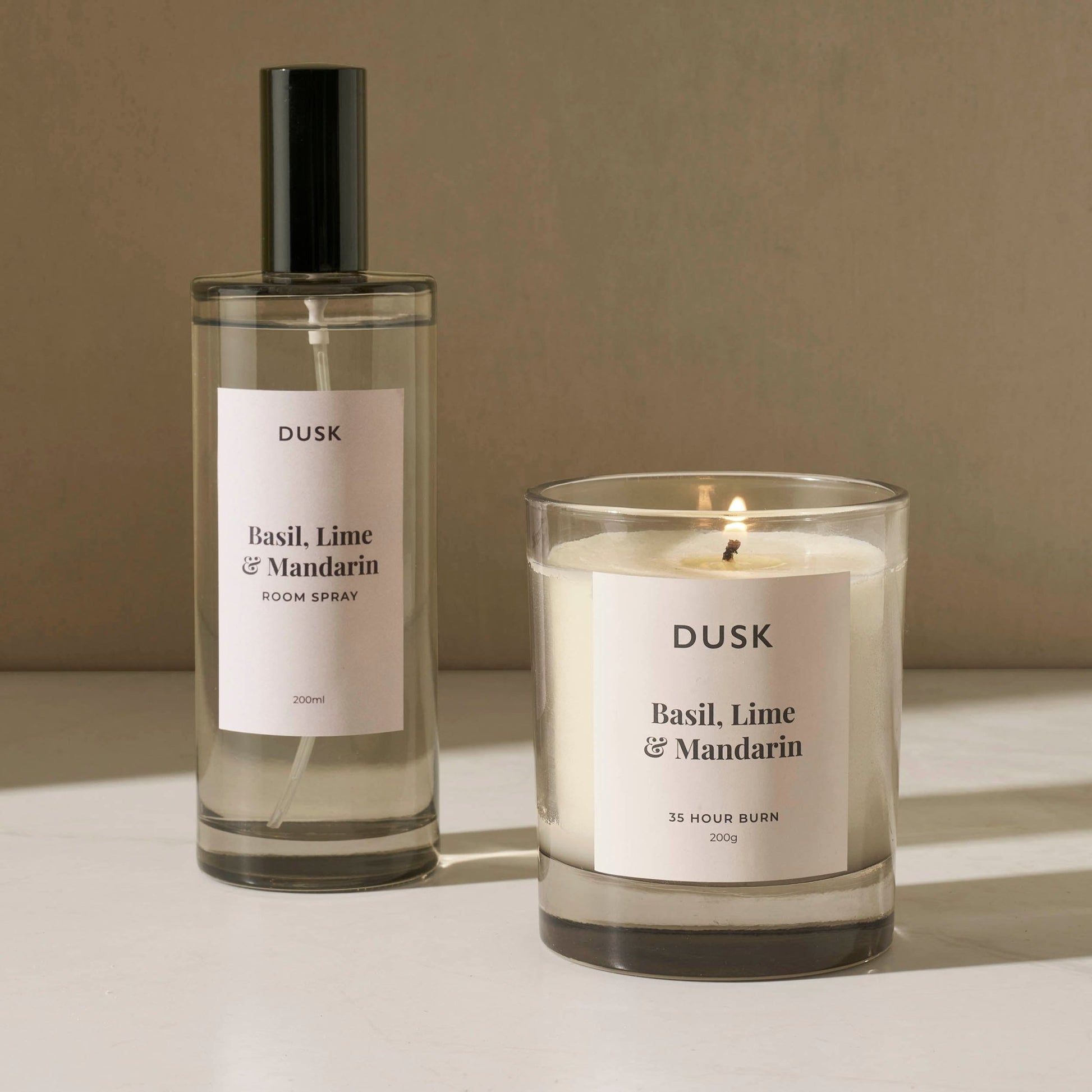 Basil, Lime and Mandarin Fragrance Range - Pack of 2 - DUSK