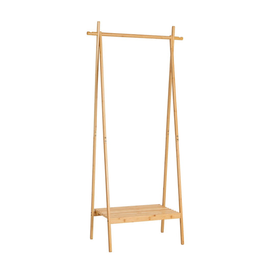 Becky Bamboo Clothes Rail - Light Wood - DUSK