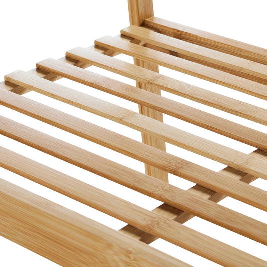 Becky Bamboo Clothes Rail - Light Wood - DUSK