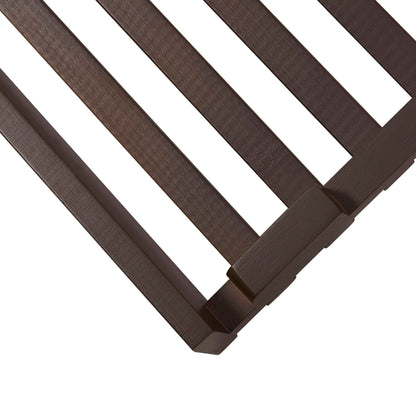 Becky Bamboo Clothes Rail - Walnut - DUSK
