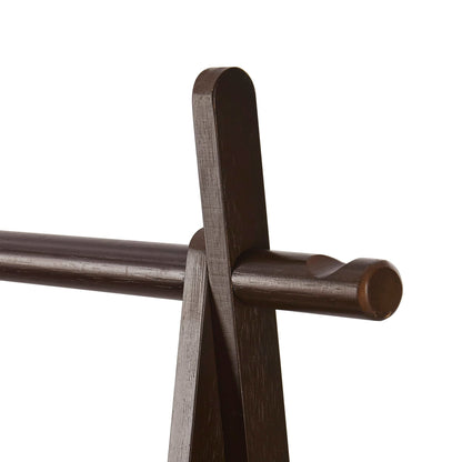 Becky Bamboo Clothes Rail - Walnut - DUSK