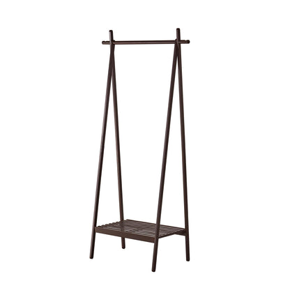 Becky Bamboo Clothes Rail - Walnut - DUSK