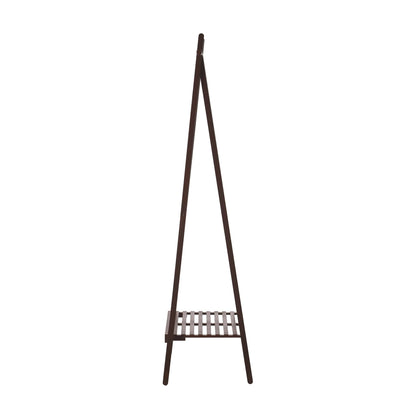 Becky Bamboo Clothes Rail - Walnut - DUSK
