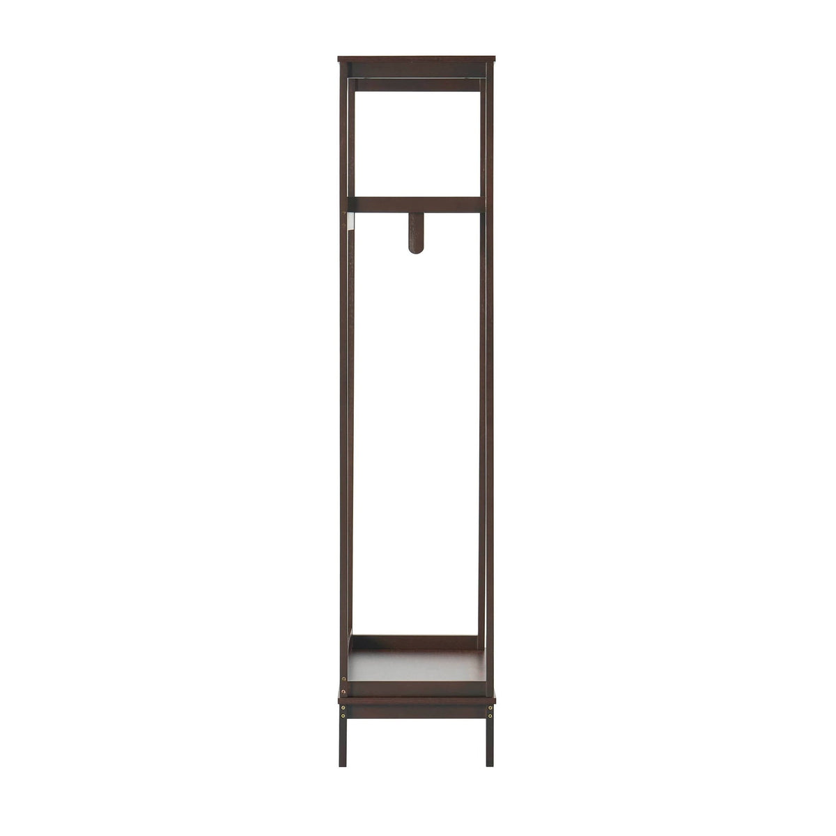 Becky Bamboo Rail with Shelves - Walnut - DUSK