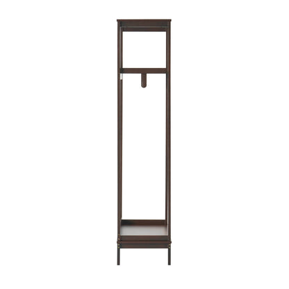 Becky Bamboo Rail with Shelves - Walnut - DUSK