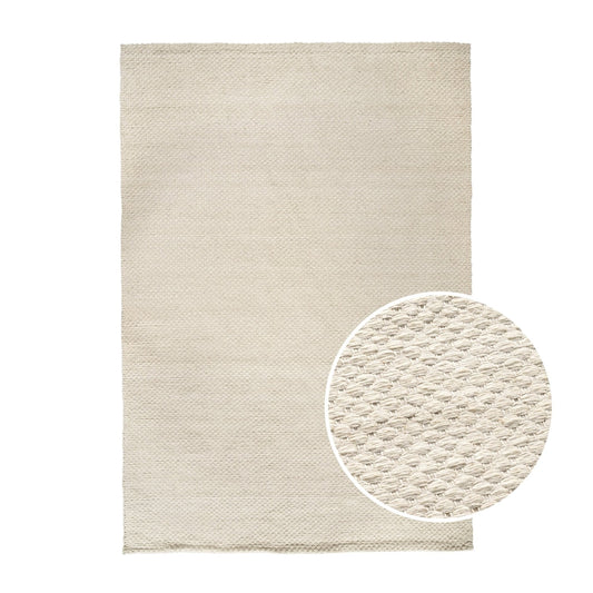 Benji Handwoven Loop Rug - Ivory - DUSK