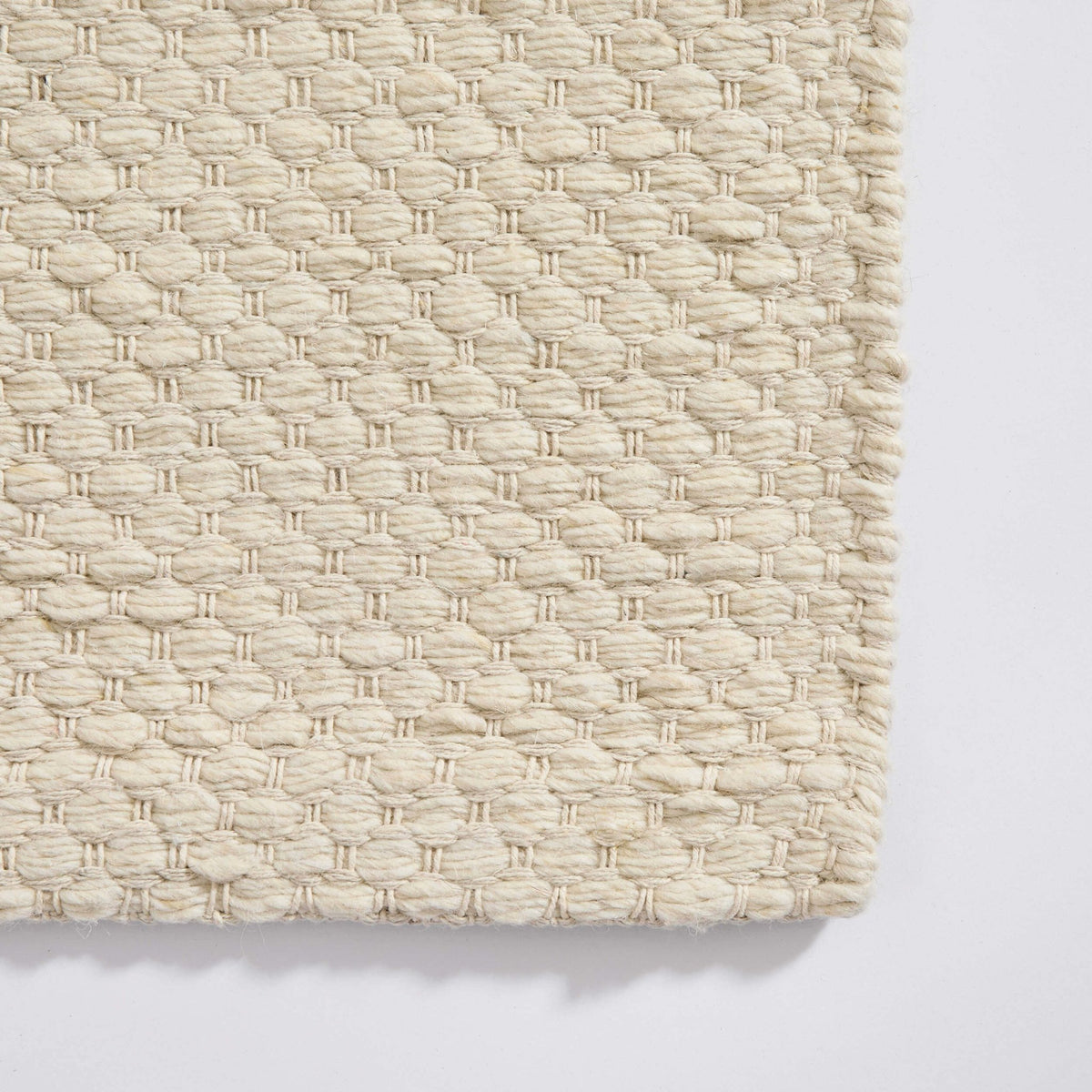 Benji Handwoven Loop Rug - Ivory - DUSK
