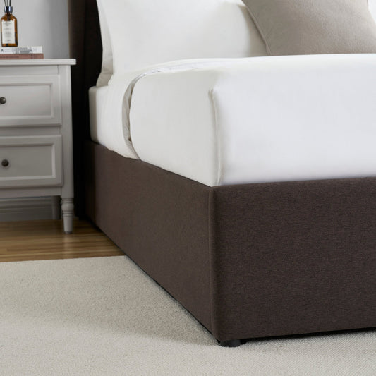 Berkeley Ottoman Storage Bed - Brown - DUSK