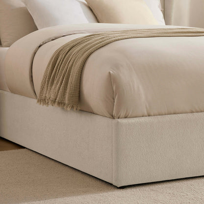 Berkeley Ottoman Storage Bed - Chenille Ecru - DUSK