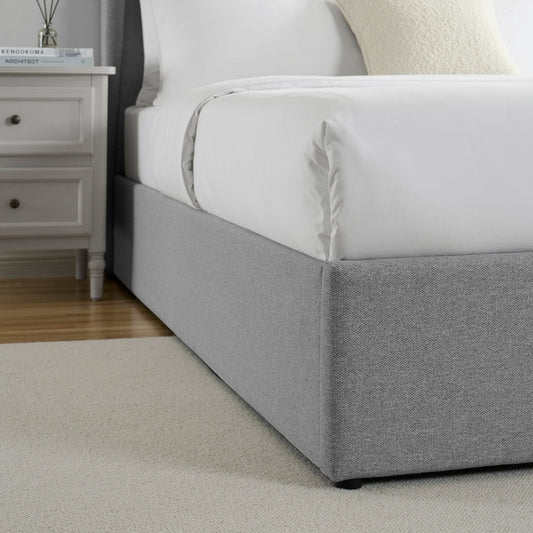 Berkeley Ottoman Storage Bed - Grey - DUSK