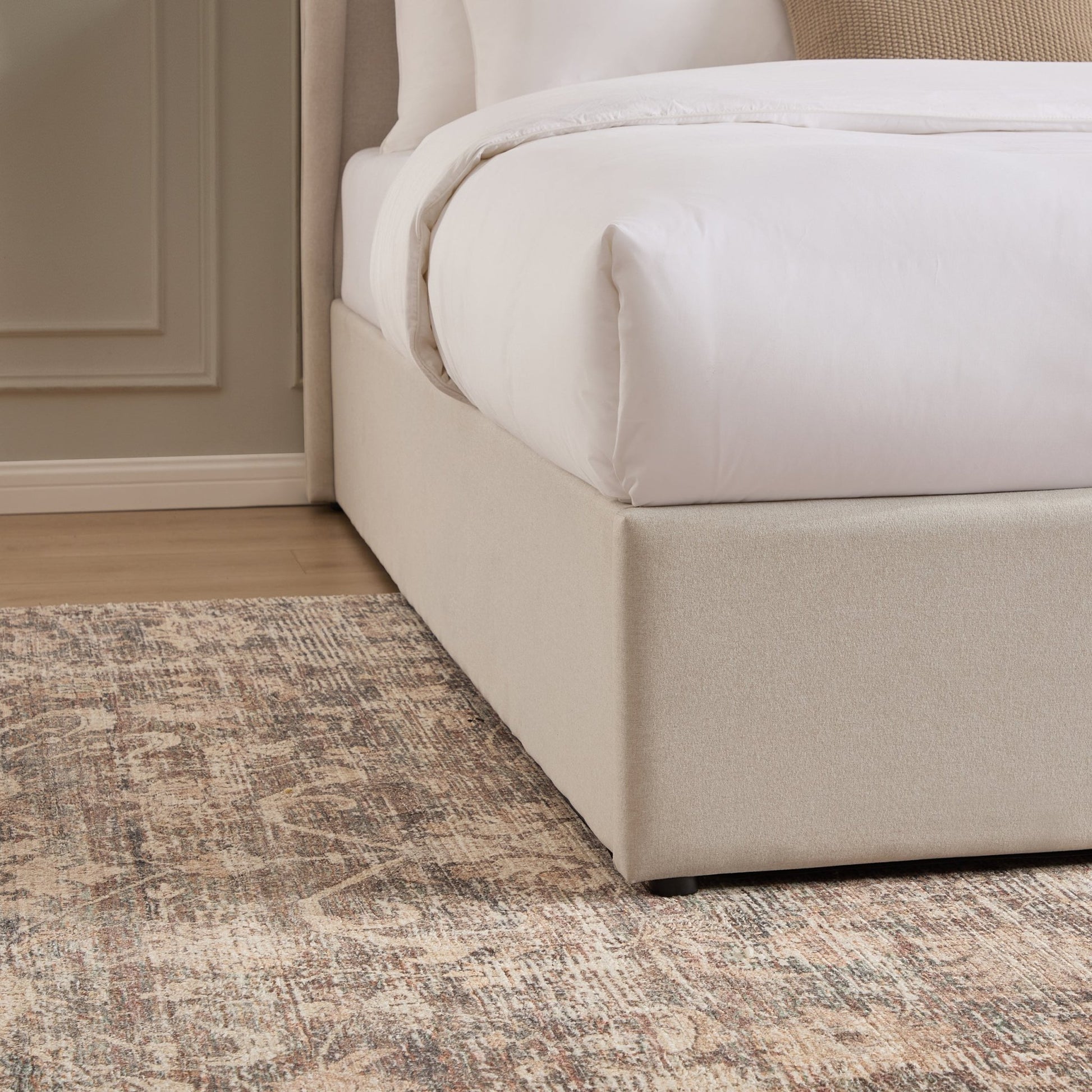 Berkeley Ottoman Storage Bed - Natural - DUSK
