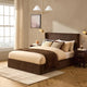 Berkeley Ottoman Storage Bed - Textured Cappuccino - DUSK