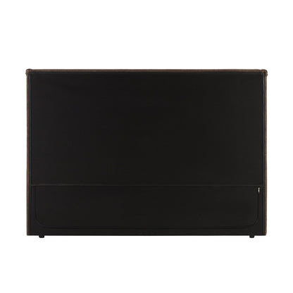 Berkeley Ottoman Storage Bed - Textured Cappuccino - DUSK