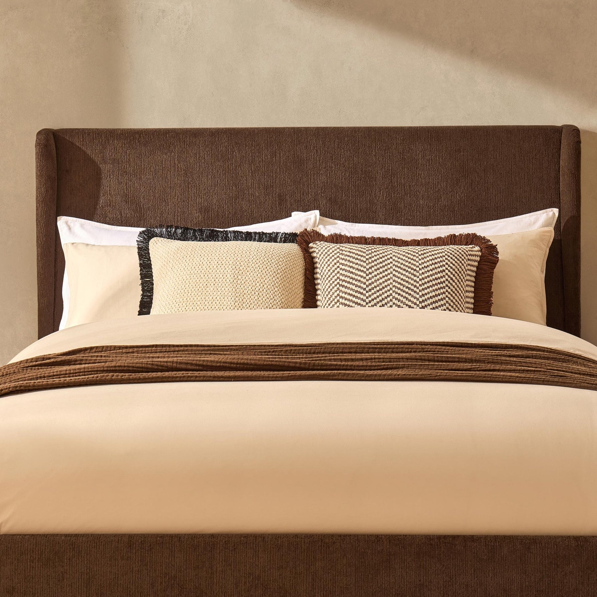 Berkeley Ottoman Storage Bed - Textured Cappuccino - DUSK
