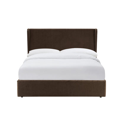 Berkeley Ottoman Storage Bed - Textured Cappuccino - DUSK