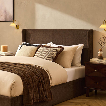 Berkeley Ottoman Storage Bed - Textured Cappuccino - DUSK