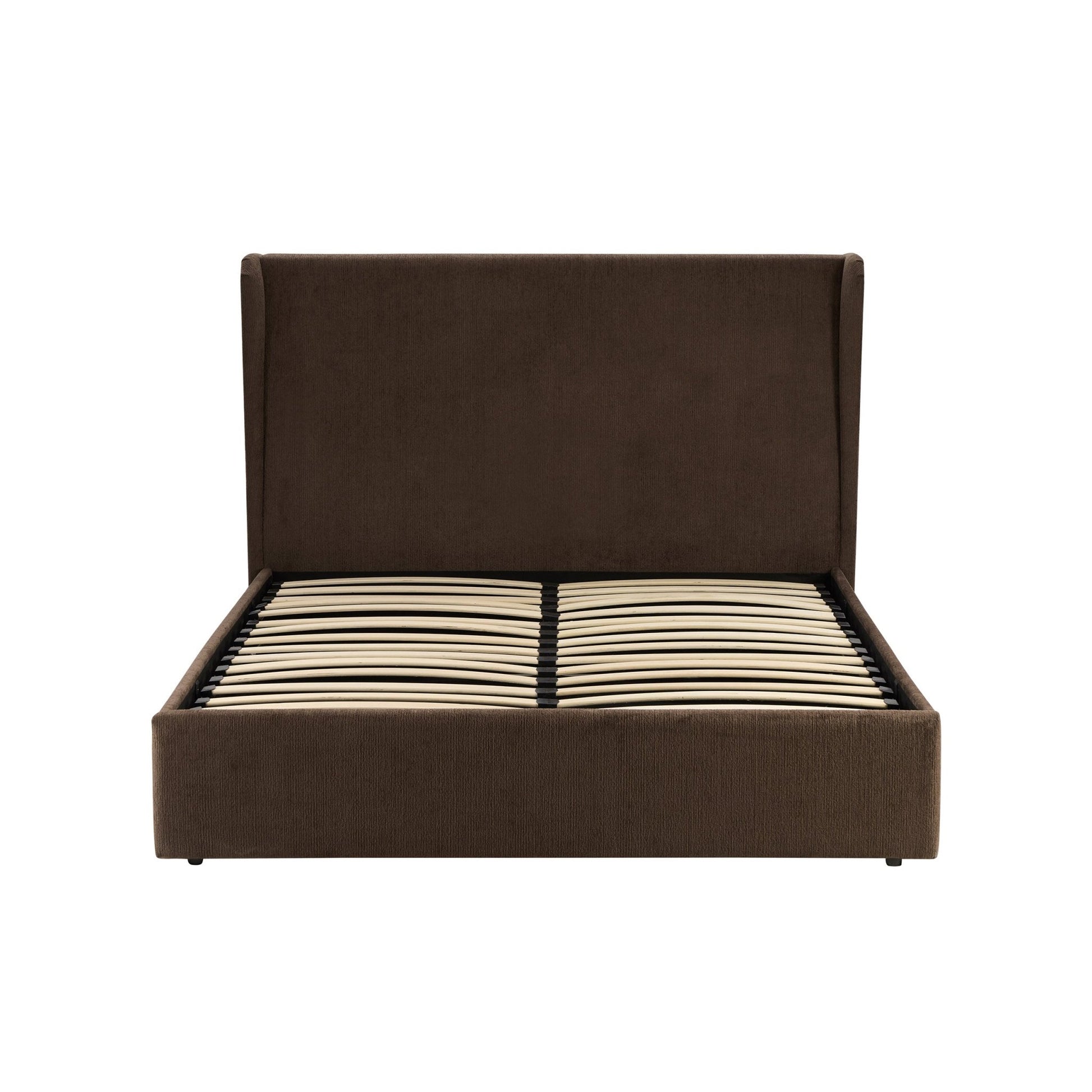 Berkeley Ottoman Storage Bed - Textured Cappuccino - DUSK