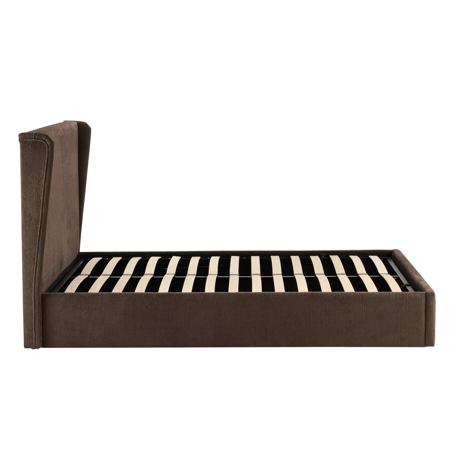 Berkeley Ottoman Storage Bed - Textured Cappuccino - DUSK