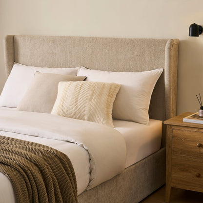 Berkeley Ottoman Storage Bed - Textured Oatmeal - DUSK