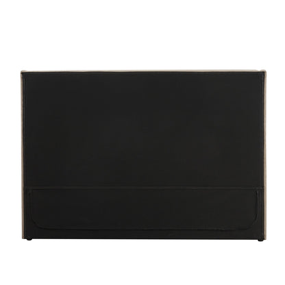 Berkeley Ottoman Storage Bed - Textured Oatmeal - DUSK