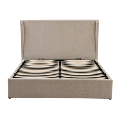 Berkeley Ottoman Storage Bed - Textured Oatmeal - DUSK