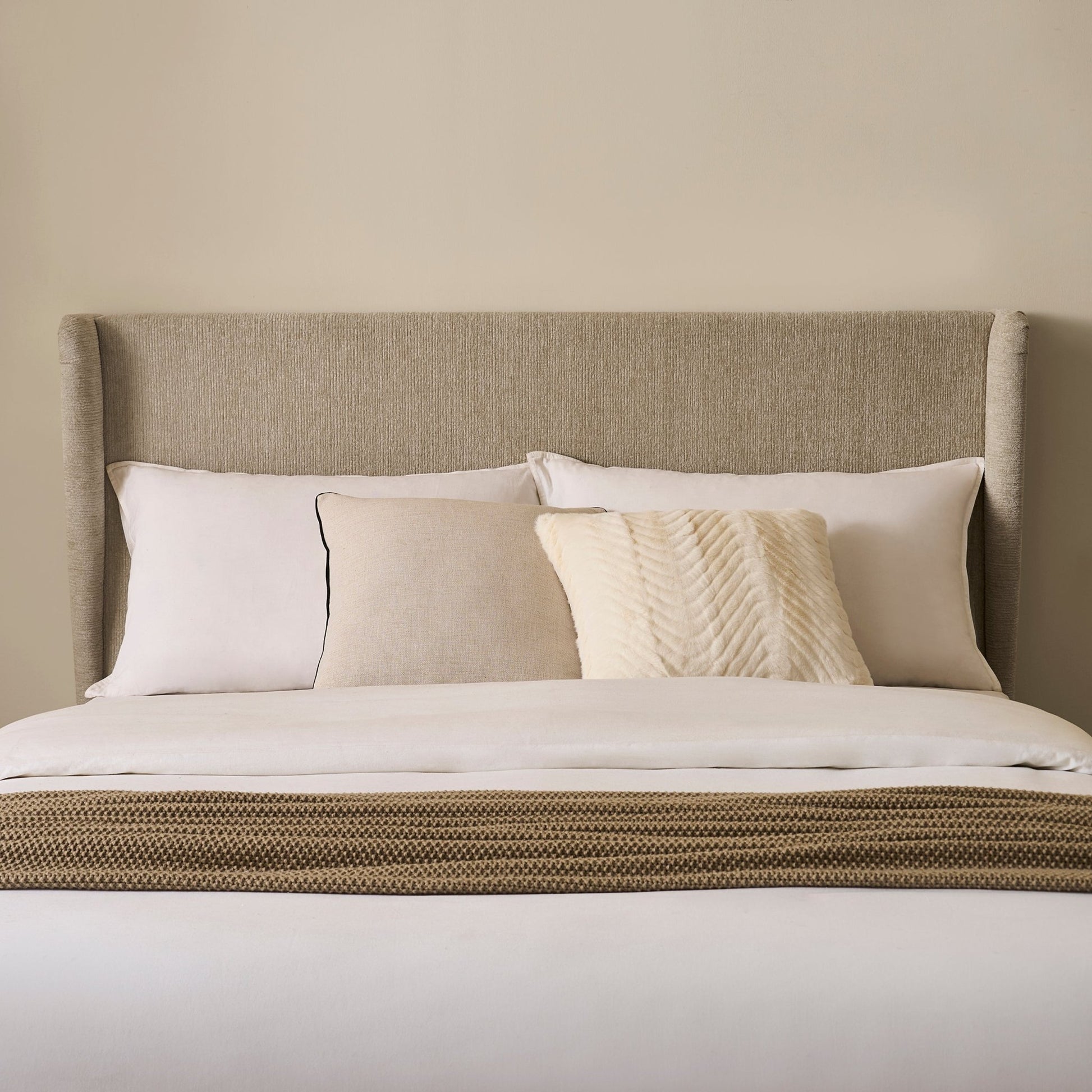 Berkeley Ottoman Storage Bed - Textured Oatmeal - DUSK