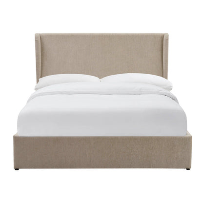 Berkeley Ottoman Storage Bed - Textured Oatmeal - DUSK