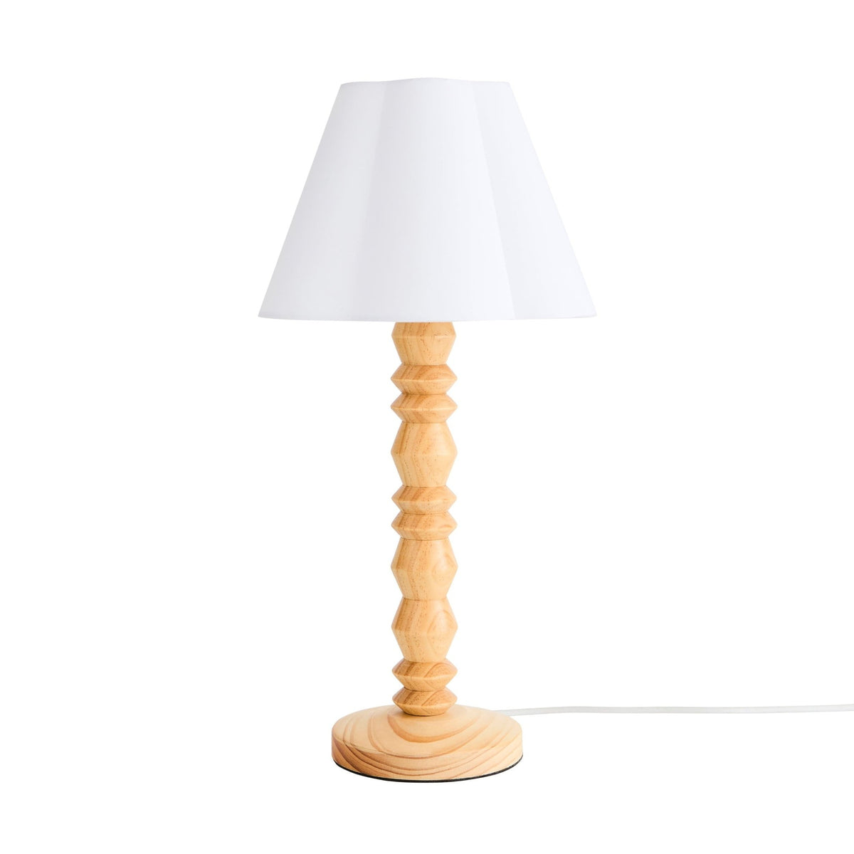 Betsy Pine Wood Table Lamp - Natural - DUSK