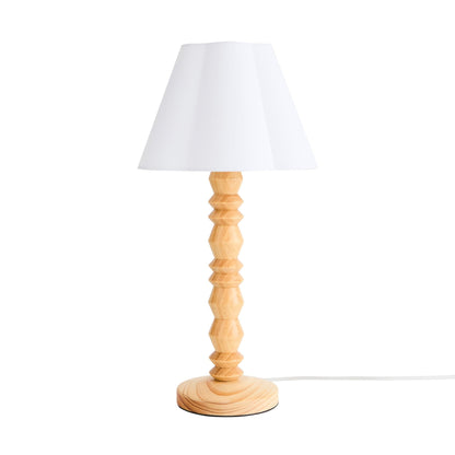 Betsy Pine Wood Table Lamp - Natural - DUSK