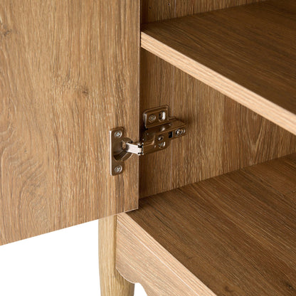 Betty 2 Door Sideboard with Drawers - Light Wood - DUSK