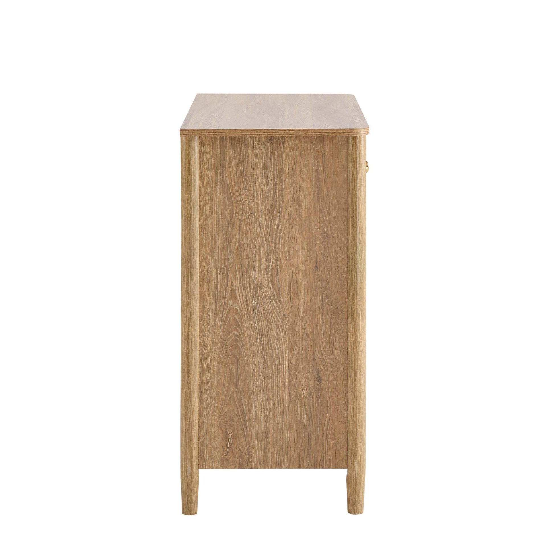 Betty 2 Door Sideboard with Drawers - Light Wood - DUSK