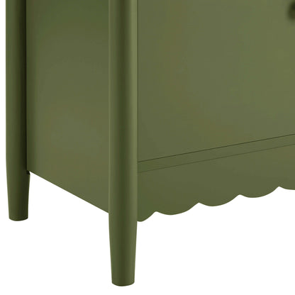 Betty 2 Door Sideboard with Drawers - Olive - DUSK